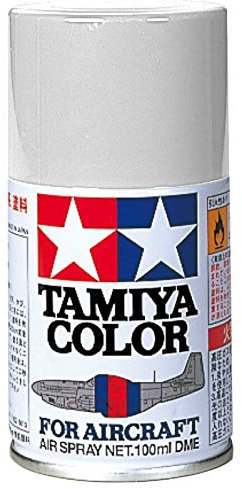 TAMIYA 86520 AS-20 Insignienweiss matt (USN) 100ml - Sprühfarbe für Plastikmodellbau, speziell für Flugzeugmodelle, Modellbau und Bastelzubehör, 75 Milliliters