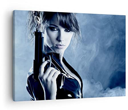 ARTTOR Bilder auf Leinwand 70x50cm Wandbild Menschen - 2647