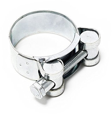 Wiltec Collier de serrage à tourillon - en Acier W1 galvanisé - Largeur 20 mm - Plage de serrage 36-39 mm - Fixation tuyau