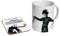 Edward Scissorhands Johnny Depp Kaffeetasse und Untersetzer aus Keramik