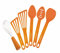 Rachael Ray 55737 Gadgets Utensil Kitchen Cooking Tools Set, Nylon, Orange