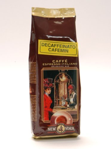3 x Caffe New York Espresso entkoffeiniert Bohnen, Beutel mit 250 g