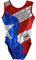 Obersee Mädchen O3gl024cxs Turnanzug, Flagge, Cxs Child (3-4 Years)