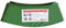Kangui - Coussin de Protection Vert pour Trampoline Ø 430 cm