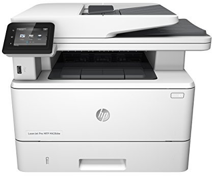 HP LaserJet Pro M426dw Laser Multifunktionsdrucker (Drucker, Scanner, Kopierer, WLAN, LAN, Duplex, HP ePrint, Apple Airprint, USB, 4800 x 600 dpi) weiß