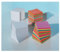 Folia Ersatzpapier für Zettelbox/9910-E-0 90x90x90 mm bunt