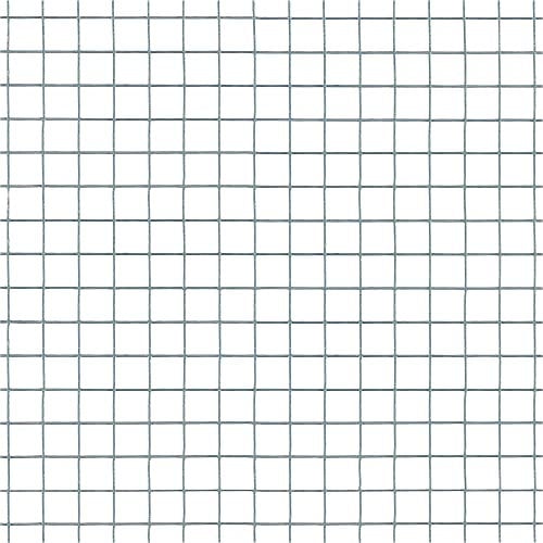 TENAX - Grillage galvanisé carré 1x5m (13x13mm), Gris