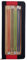 KnitPro K47405 Stricknadel Set mit Knopf, Metall, rot, 25cm / 2.5-3-3.5-4-4.5-5-5.5-6mm