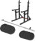 GORILLA SPORTS® Squat Rack - mit 30 kg Langhantel Set, bis 300 kg belastbar, Höhenverstellbar, mit Dip-Griffen - Langhantelablage, Langhantelständer, Hantelständer, Multifunktional Kniebeugenständer