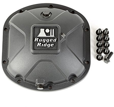 Rugged Ridge 16595.13 Boulder Aluminium-Differentialabdeckung, schwarz, für Dana 30