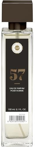 iap PHARMA PARFUMS Nº 57 - Profumo Floreale con Vaporizzatore da Uomo, Legnosa, 150 Millilitri
