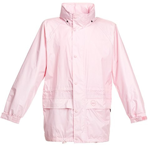BMS Regenjacke Challenge of Rain, wasserdicht & atmungsaktiv, ultraleichtes Nylon mit PU-Beschichtung (PFC-frei), integrierte Gürtelpacktasche, Kapuze im Kragen, Marineblau