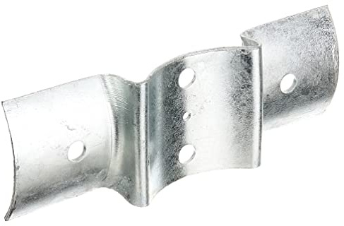 Alberts 202811 Zaun-Riegelbeschlag | feuerverzinkt | für Pfosten und Palisaden Ø100 mm | 70 x 200 mm