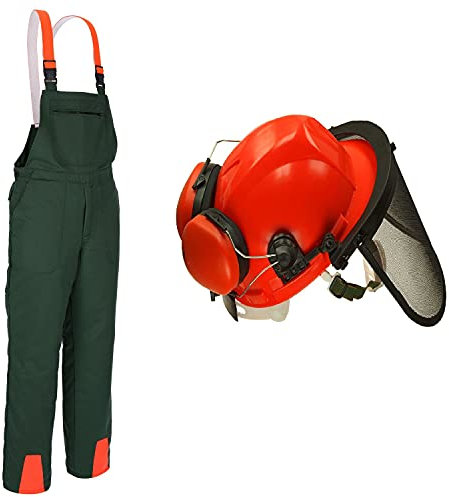 SWS Forst GmbH Parent Schnittschutz Set 2 teilig Helm Schnittschutzhose (52)