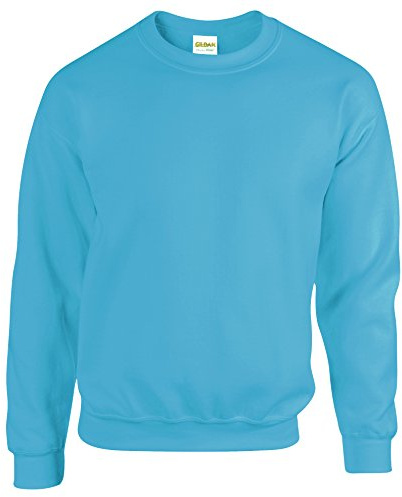 GILDAN Men's 50/50 Adult Crewneck Sweatshirt, Blue (Sapphire), XL UK