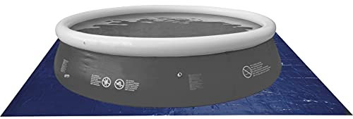 Jilong Pool Bodenplane 330x330 cm Bodenschutzplane Schutzplane Schutzfolie für runde und eckige Pools & Planschbecken, ideale Unterlage für Pools bis Ø 305cm