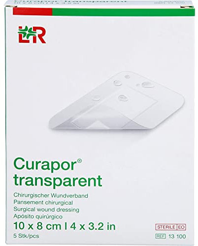 CURAPOR Wundverband steril transparent 8x10 cm 5 St