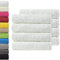 NatureMark 8er Spar-Pack Frottier Handtücher, Handtuch-Set, 50 x 100 cm, Weiß, 100% Baumwolle