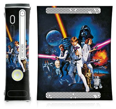 DeinDesign Autocollant Compatible avec Microsoft Xbox 360 Sticker Film Autocollant Star Wars Épisode IV Articles pour Fans