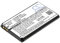 Batteria per Huawei tipo BTR7519, 700mAh / 2,6Wh, 3,7V, Li-Ion, nero