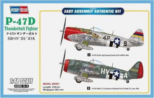 Hobby Boss 85804 Modellbausatz P-47D Thunderbolt Fighter