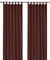 heimtexland ® Dekoschal mit Schlaufen und Kräuselband Uni Schoko braun HxB 245x140 Blickdicht Aber Lichtdurchlässig - Vorhang natürlich matt einfarbig - Schlaufenschal Bandschal ÖKOTEX Gardine Typ117