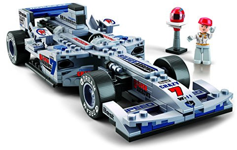 Sluban M38-B0352 Juguete Indy 500 Auto Rennwagen Baukasten, Multi Colour