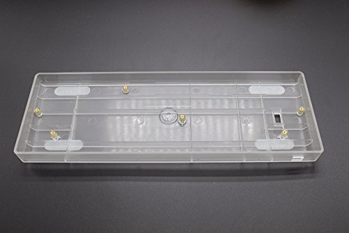 Clear Mini Keyboard GH60 Plastic Case for 60% Mechanical Gaming Keyboard Comp.