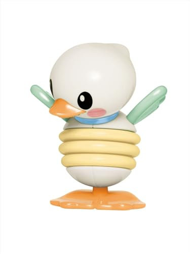 TOLO 80052 80052-Baby Squeaky Friends-Duck-Quietsche-Ente, 8.2 x 7.5 x 10 cm, Mehrfarbig