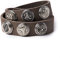 Noosa Armband Wrap Bracelet Double Skinny grey, Grösse:XS