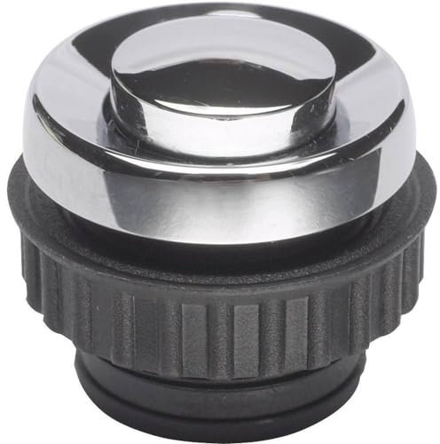 GROTHE 62054 Klingeltaster 1fach Chrom 12 V/1,5 A