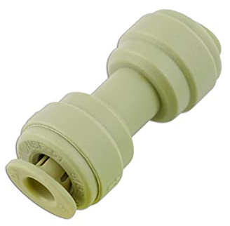 Connect 31072 Push-Fit Connector Straight Union 3/16 10pc