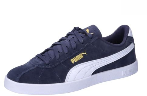 PUMA Club II, Sneaker Unisex - Adulto, Puma Navy Puma White Puma Gold, 37 EU