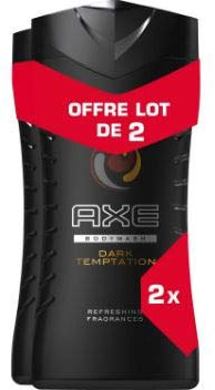 Gel douche Axe dark temptation 2x250ml