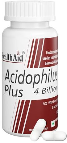HealthAid Acidophilus Plus 4 Billion - 60 Vegicaps