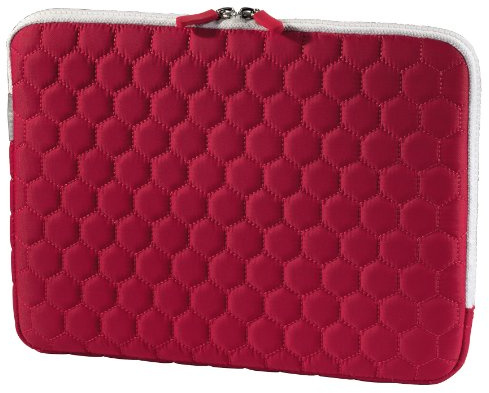 Hama Hexagon Netbooktasche bis 30 cm (11,6 Zoll) rot