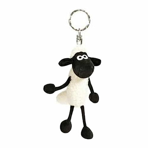 NICI 3033098 Schlüsselanhänger Shaun das Schaf 13 cm – Kuscheltier Shaun das Schaf Kuscheltieranhänger mit Schlüsselring für Schlüsselband, Schlüsselbund, Schlüsselhalter & Schlüsselkette – 33098