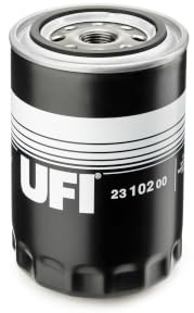 UFI Filters, Oil Filter 23.102.00, Suitable for agriculture, Applicable to Various Models of Alfa Romeo, Atlas Copco, Benford, Bros, Caterpillar, Citroen, Ferrari, Fiat, Kubota, Lancia