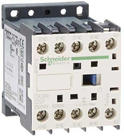 Iec Control Relay, 2No/2Nc, 240Vac, 10A