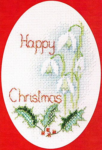 Bothy Threads Cross Stitch Kit - Christmas Card - Snowdrops