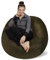 Sofa Sack XL-Das Neue Komforterlebnis Sitzsack mit Memory Schaumstoff Füllung-Perfekt zum Relaxen im Wohnzimmer oder Kinderzimmer-Samtig weicher Velour Bezug in Talismangrün