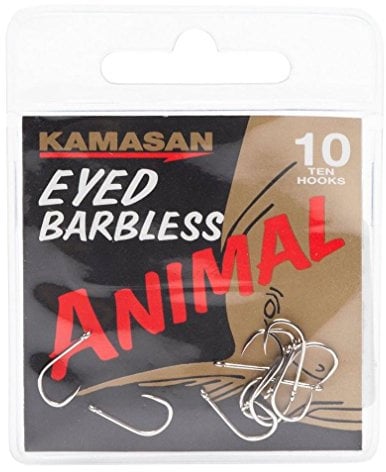 Kamasan Animal Fishing Hooks - Size 10, One Size