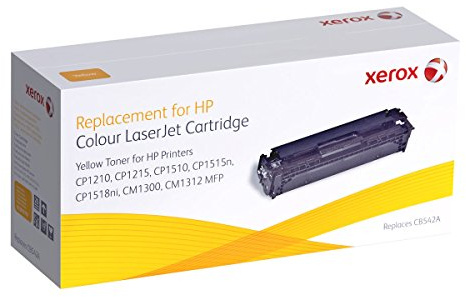 XEROX Original Toner yellow fuer HP Color LJCP1215 CP1515 CP1518 alternativ zu CB542A 1400 Seiten