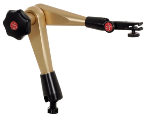 HG Hydraulisches Messstativ-Gestänge (ohne Fuß) mit mechanischer Feineinstellung am Uhrenhalter, Ausladung: 260 mm