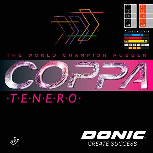 DONIC Belag Coppa Tenero, schwarz, 1,8 mm