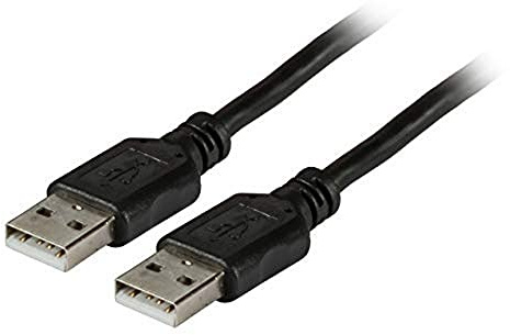 EFB Elektronik K5253SW.0,5 USB2.0 Anschlusskabel, A-A Schwarz