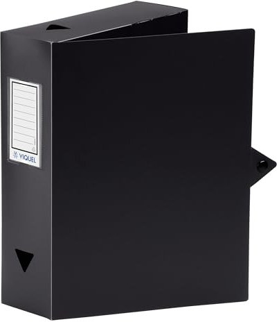 Viquel Class Doc Boîte de classement en polypropylène dos 80 mm Noir