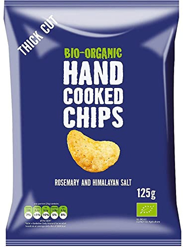 Trafo Organic Rosemary& Salt Crisps 125g (Pack of 10)