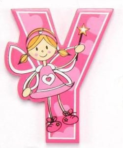 Vinsani Wooden Letters, ABC Alphabet Learning Toys, Self Adhesive, (Y)