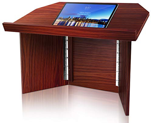 Pyle Portable Lectern Podium | Tabletop Presentation Stand | Quick Setup Folding Style (PLCTND41)